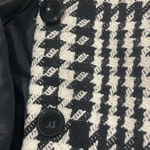 Costa Blanca Houndstooth Wool Blend Coat - Picture 5 of 6